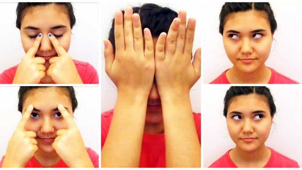 Exercices oculaires pour restaurer la vision.