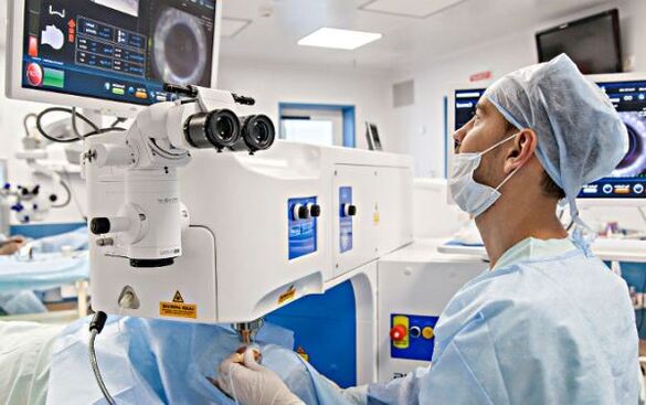 chirurgie pour restaurer la vision